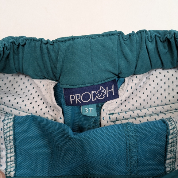 Prodoh Teal Boys Cargo Shorts Size 3T - Picture 4 of 5